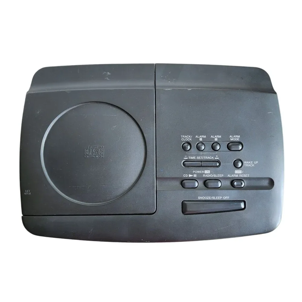 Vintage Sony ICF-CD810 AM/FM Clock Radio CD Player Audio Tested Working